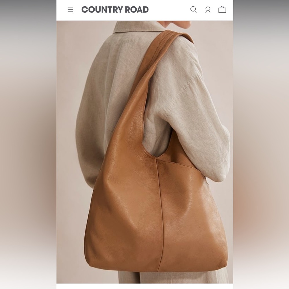 NWT Country Road Angelina Slouchy Hobo - Honey